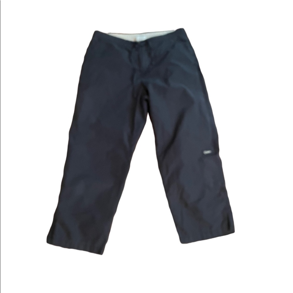 Columbia black crop active outdoor athleisure drawstring waist pants size small